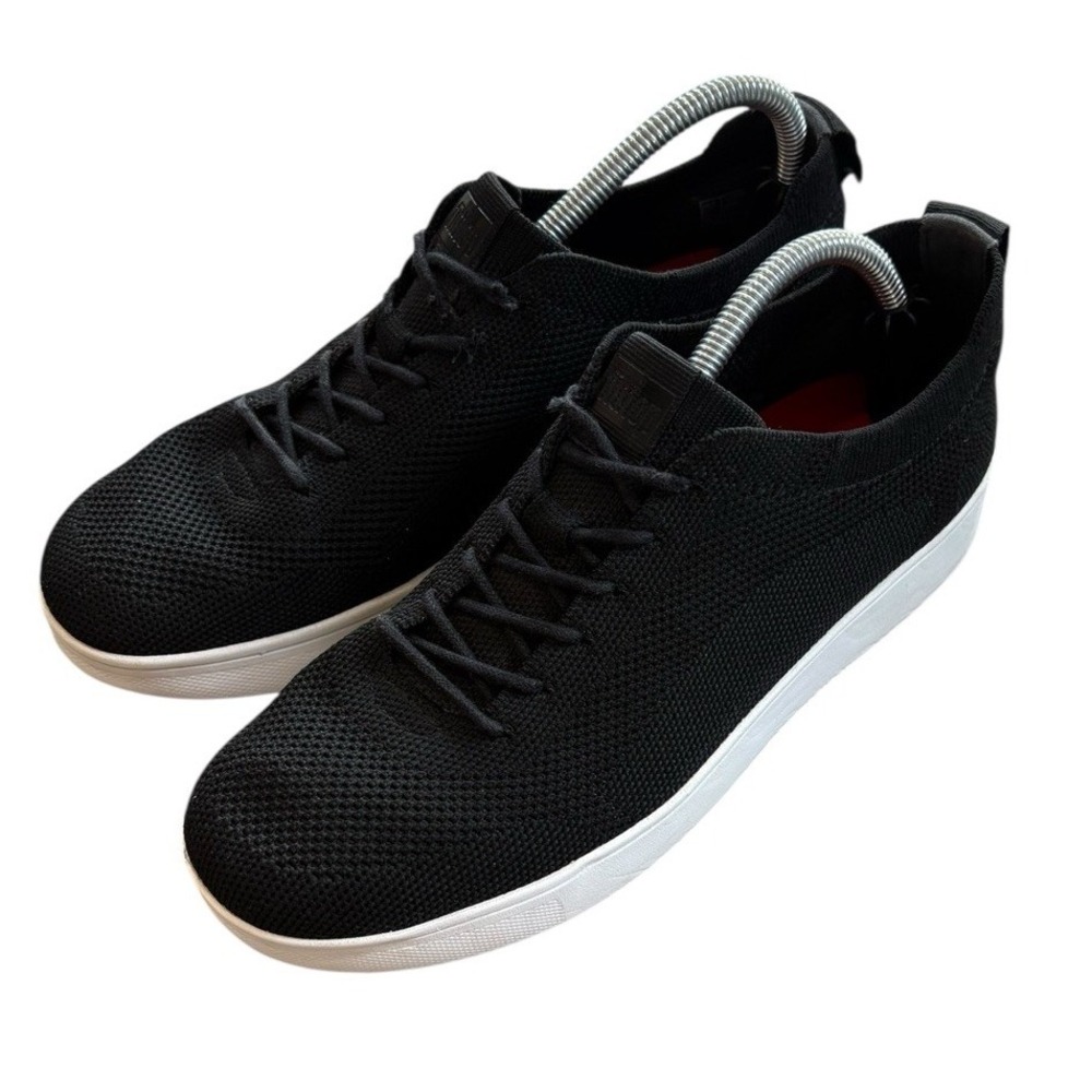 Fitflop Rally Tonal Knit Black Sneaker Size 7 Comfort Casual